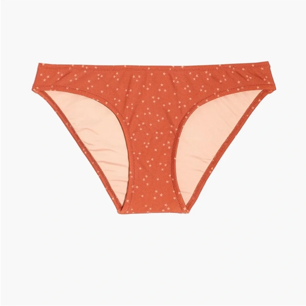 NWT Madewell Second Wave Classic Bikini Bottom‎ in Night Stars Size Small